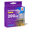 Netherlands Travel Sim Card 200GB