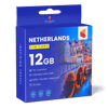 Netherlands Travel Sim Card (12GB)