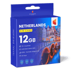 Netherlands Travel Sim Card (12GB)