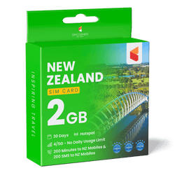 New Zealand Sim Card (One NZ) - 2GB