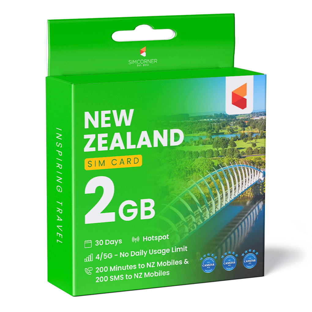 New Zealand Sim Card (One NZ) - 2GB