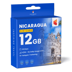 Nicaragua Data SIM Card(12GB)