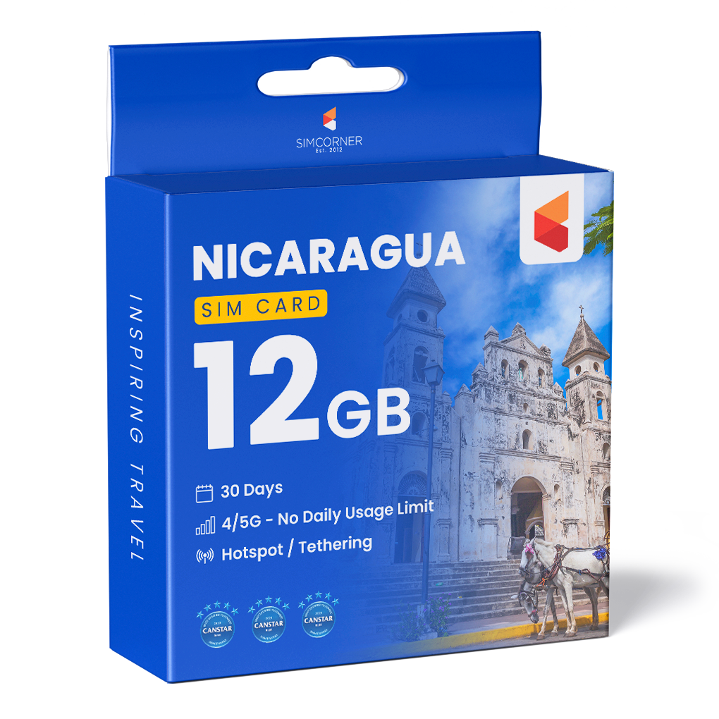Nicaragua Data SIM Card(12GB)