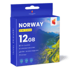 Norway Travel Sim Card (12GB)