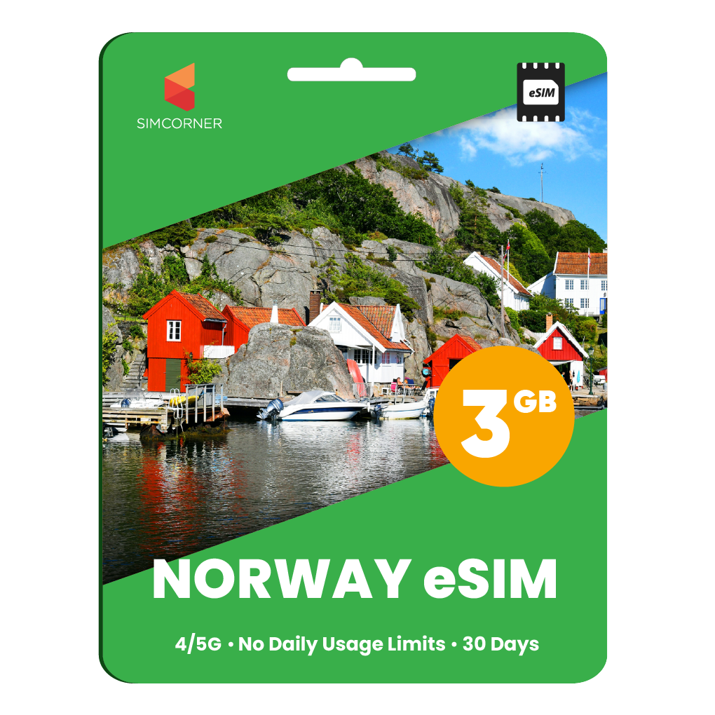 Norway eSIM: 3GB - 30 Days | SimCorner