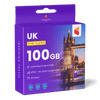 UK Travel Sim Card (O2 - 100GB)