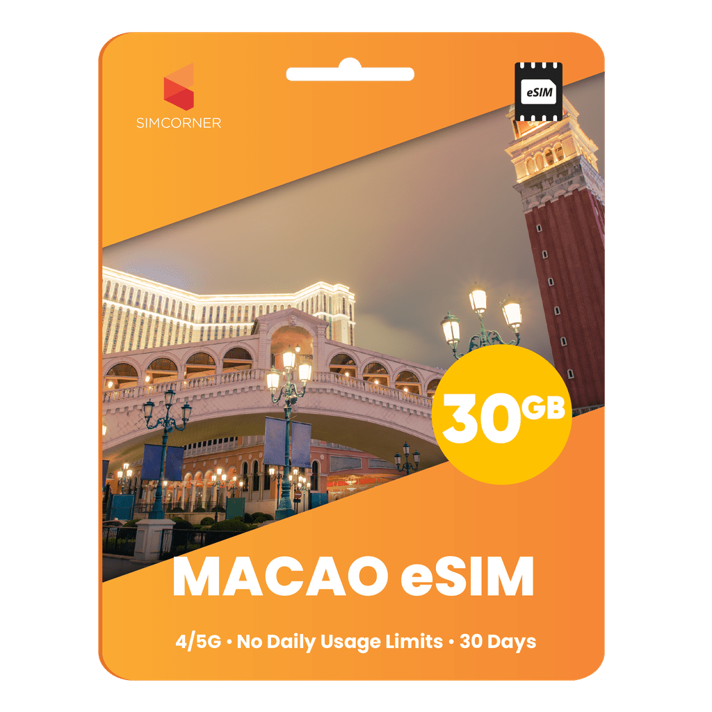 Macao Data eSIM - SimCorner