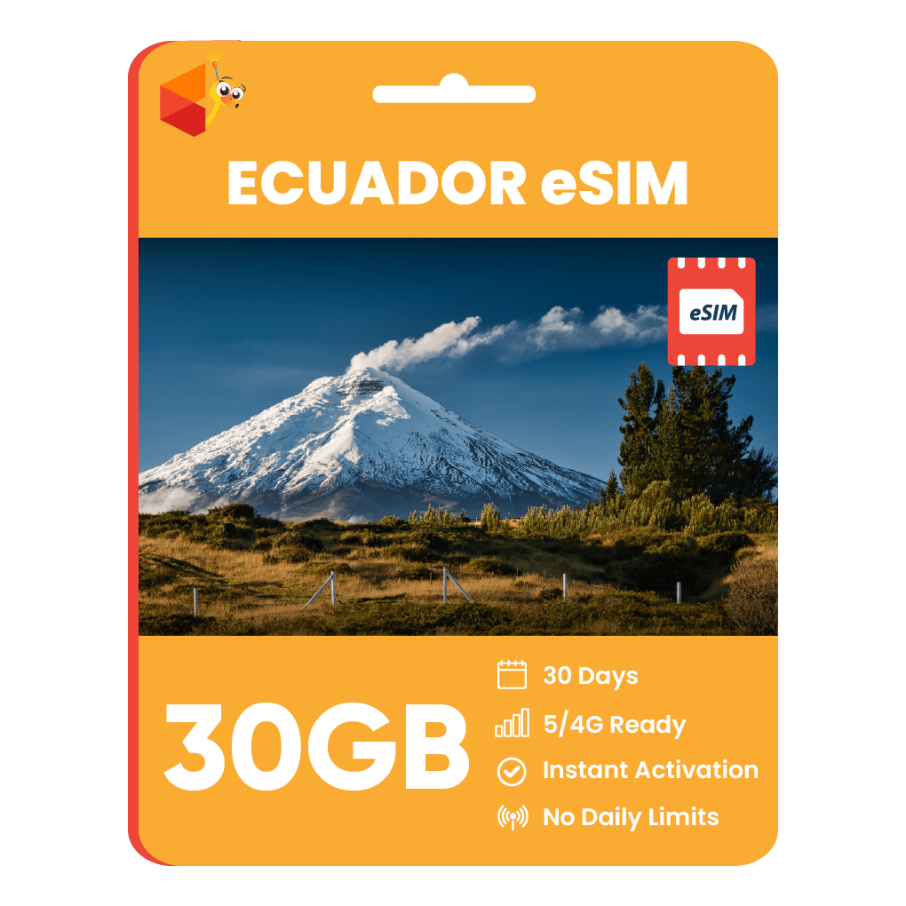 Ecuador Data eSIM - SimCorner