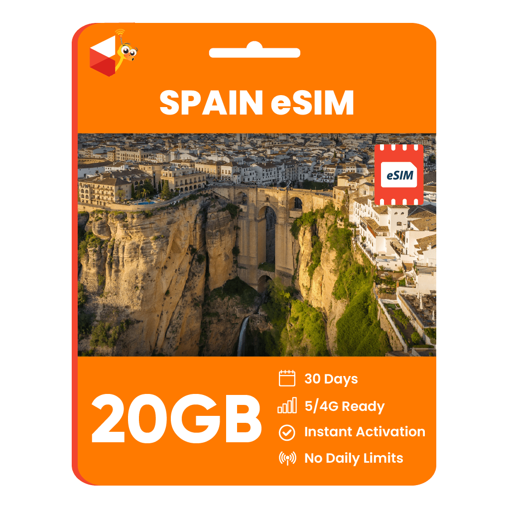 Spain Data eSIM - SimCorner