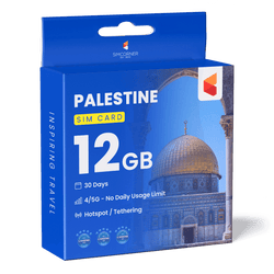 Palestine Data SIM Card(12GB)
