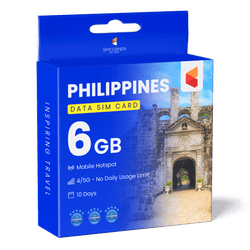 Philippines Data SIM Card (10 day - 6GB)
