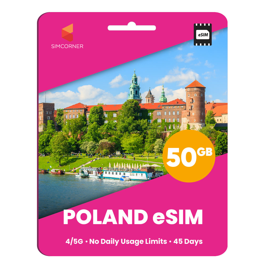 Poland eSIM: 50GB - 45 Days
-SimCorner