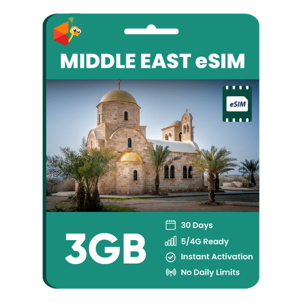 Middle East Data eSIM - SimCorner