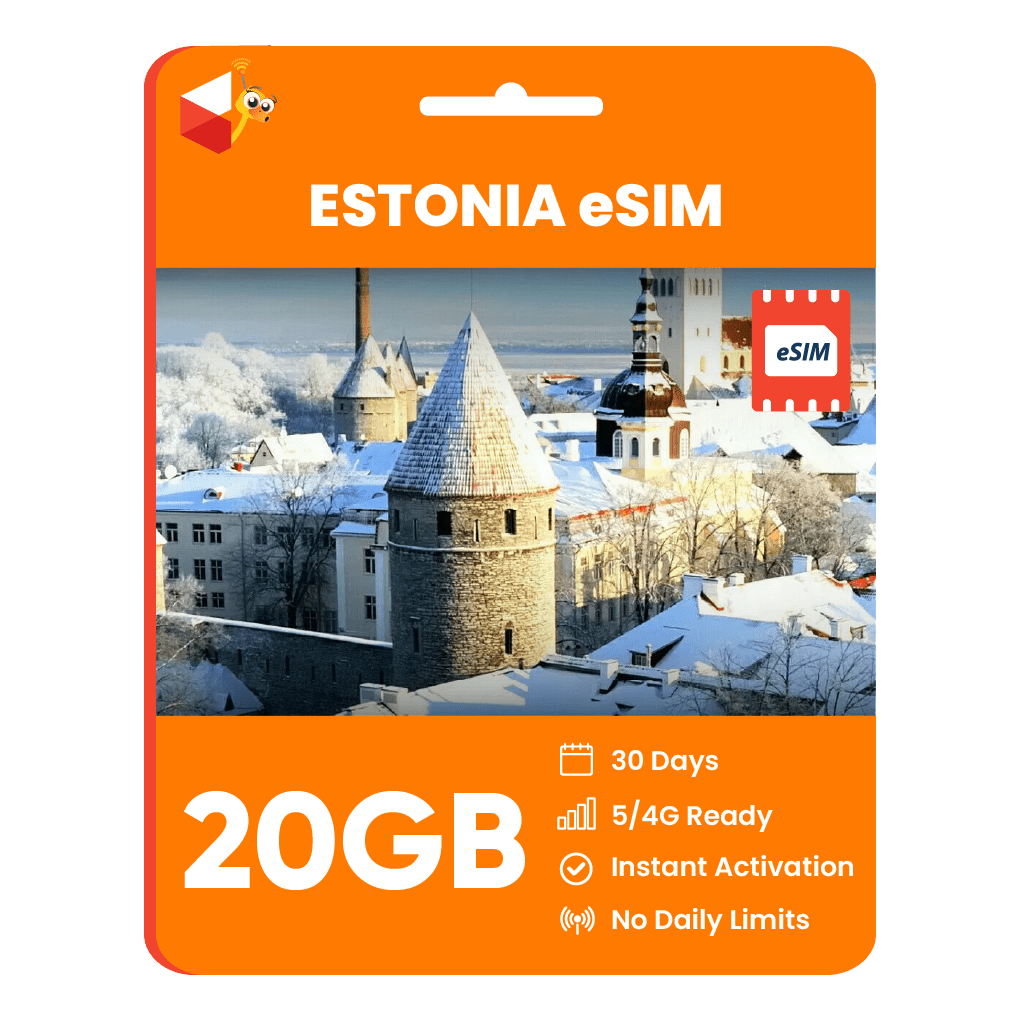 Estonia Data eSIM - SimCorner