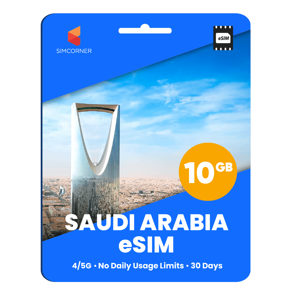 Saudi Arabia Data eSIM - SimCorner
