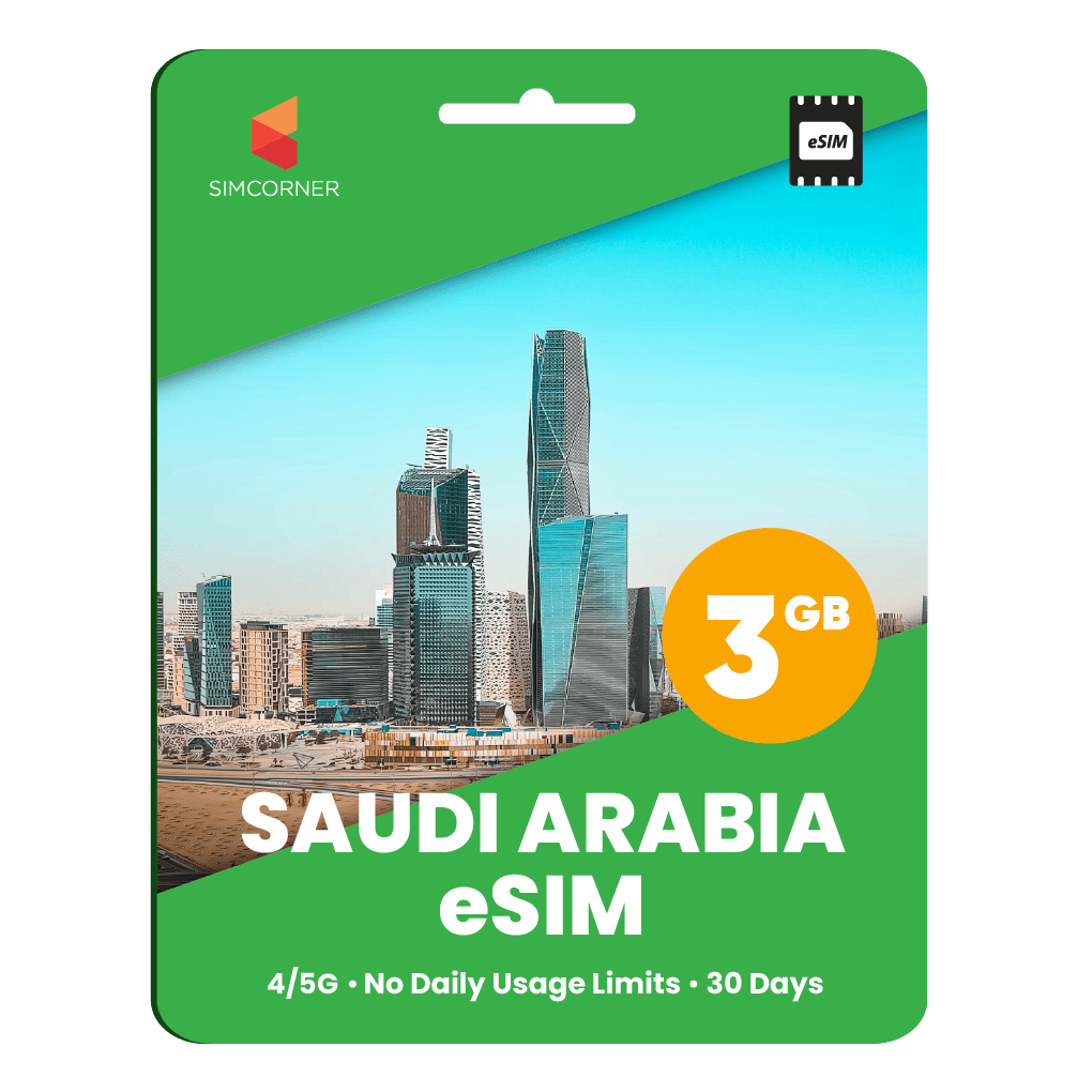 Saudi Arabia Data eSIM - SimCorner