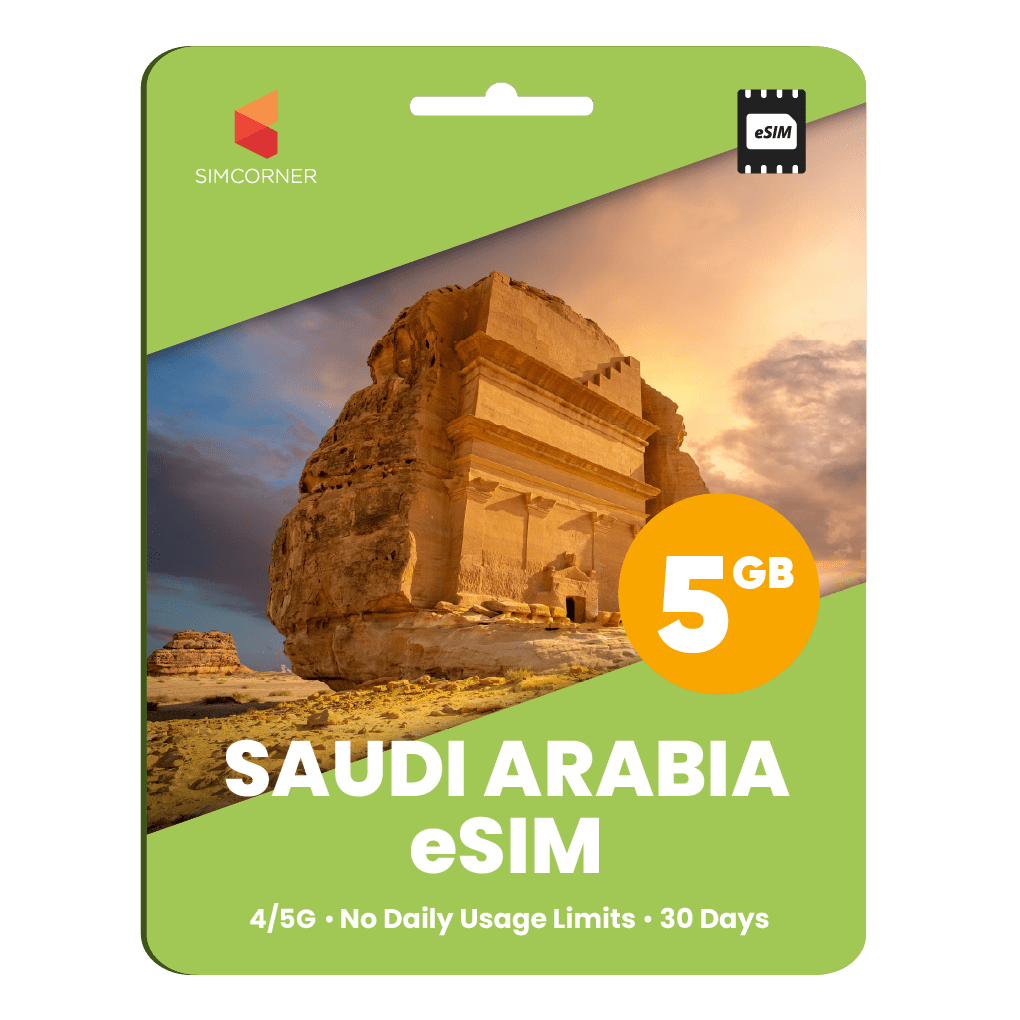 Saudi Arabia Data eSIM - SimCorner