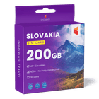 Slovakia Travel Sim Card 200GB
