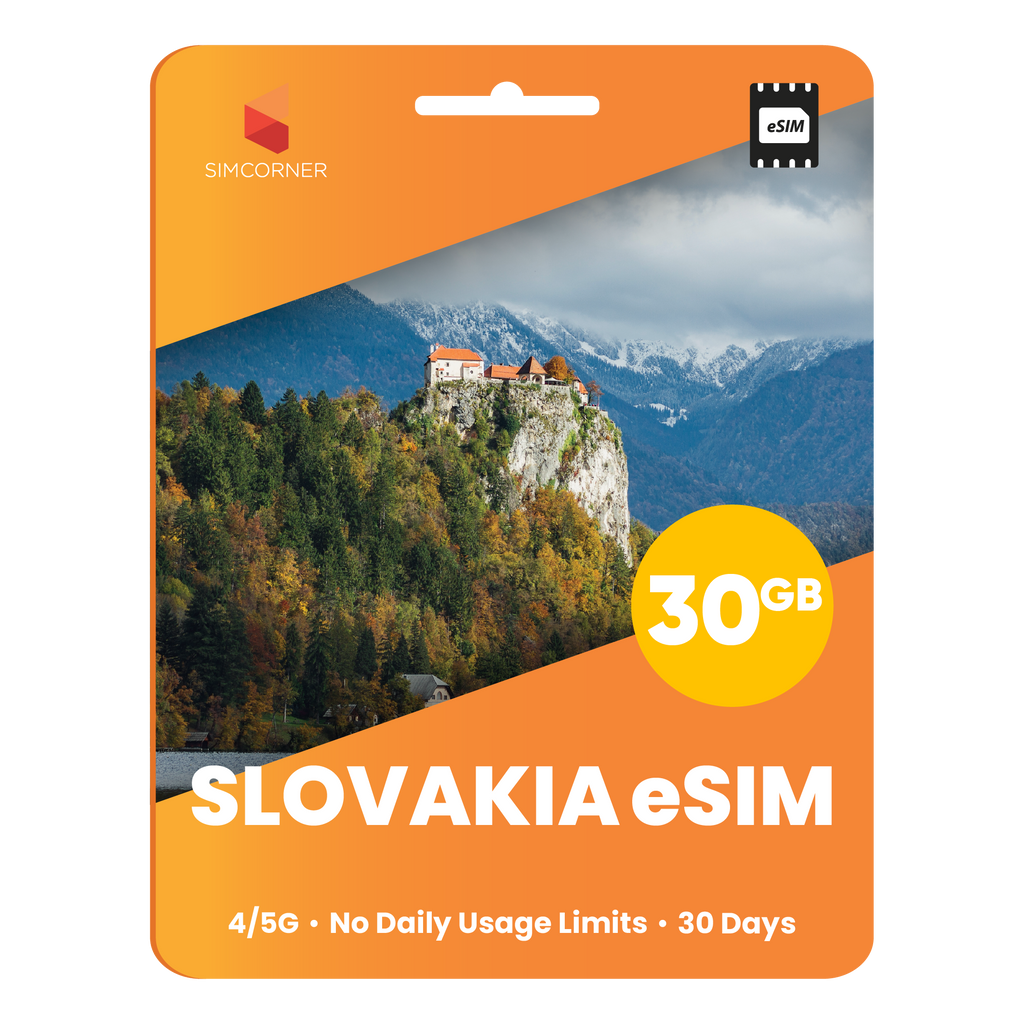 Slovakia eSIM: 30GB - 30 Days