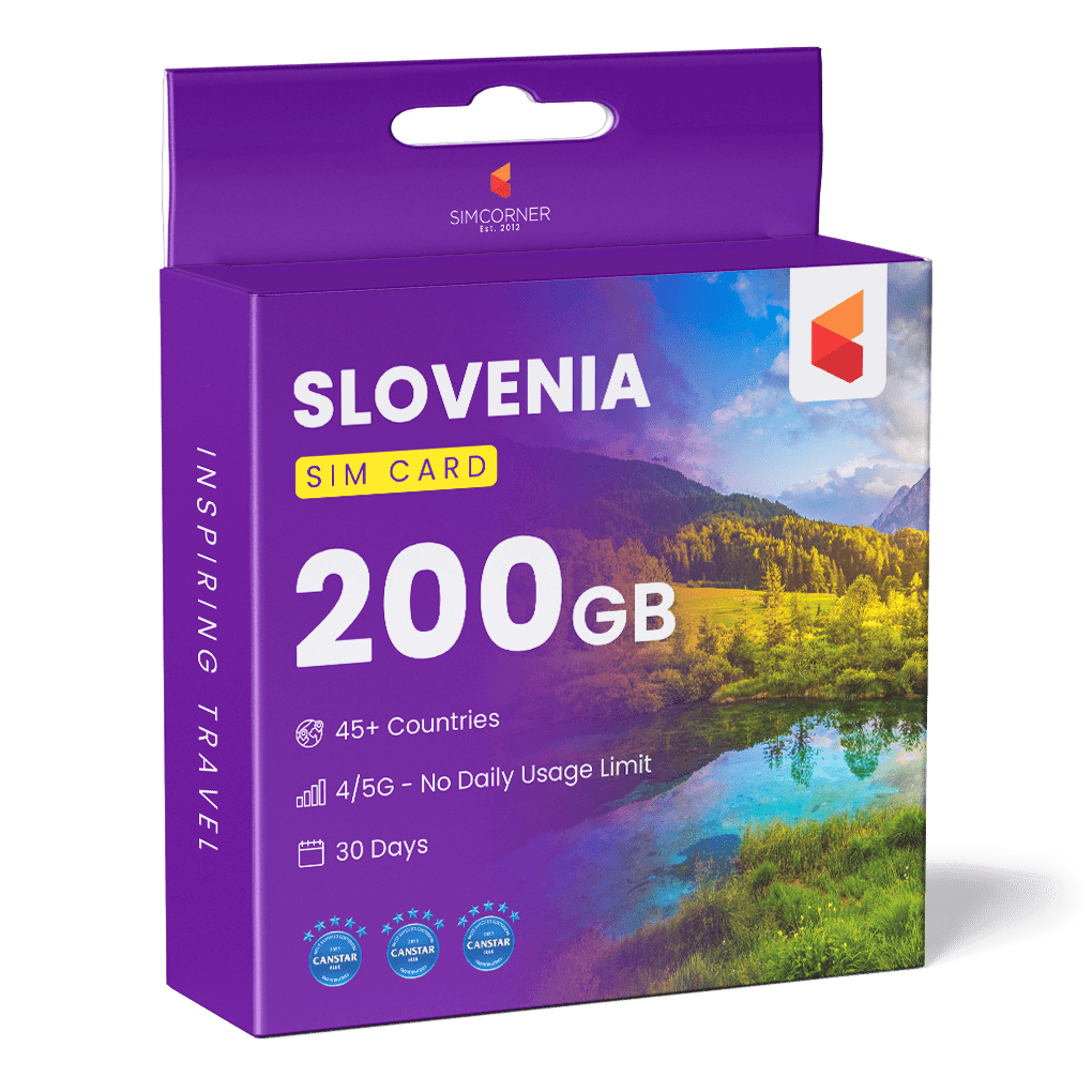 Slovenia Travel Sim Card 200GB | SimCorner