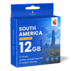 South America Sim Card(12GB)