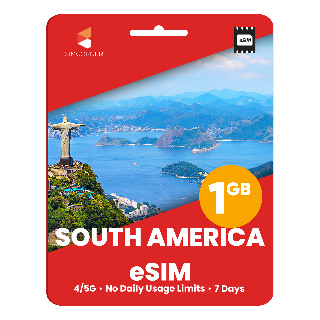 South America 1GB 7 Days