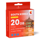 South Korea Data SIM Card (31 Day - 20GB)