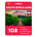 South Africa eSIM: 1GB - 7 Days