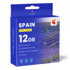 Spain Travel Sim Card (12GB)