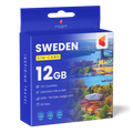 Sweden Travel Sim Card (12GB)