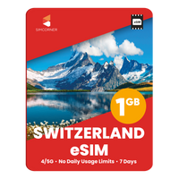 Thumbnail for Switzerland eSIM: 1GB - 7 Days