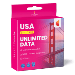 USA Sim Card - Unlimited 5G Data (T-Mobile)