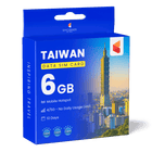 Taiwan Data SIM Card (10 day - 6GB)