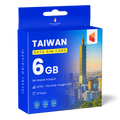 Taiwan Data SIM Card (10 day - 6GB)