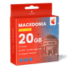 Macedonia Data SIM Card (31 Day - 20GB)