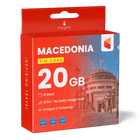 Macedonia Data SIM Card (31 Day - 20GB)
