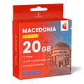 Macedonia Data SIM Card (31 Day - 20GB)