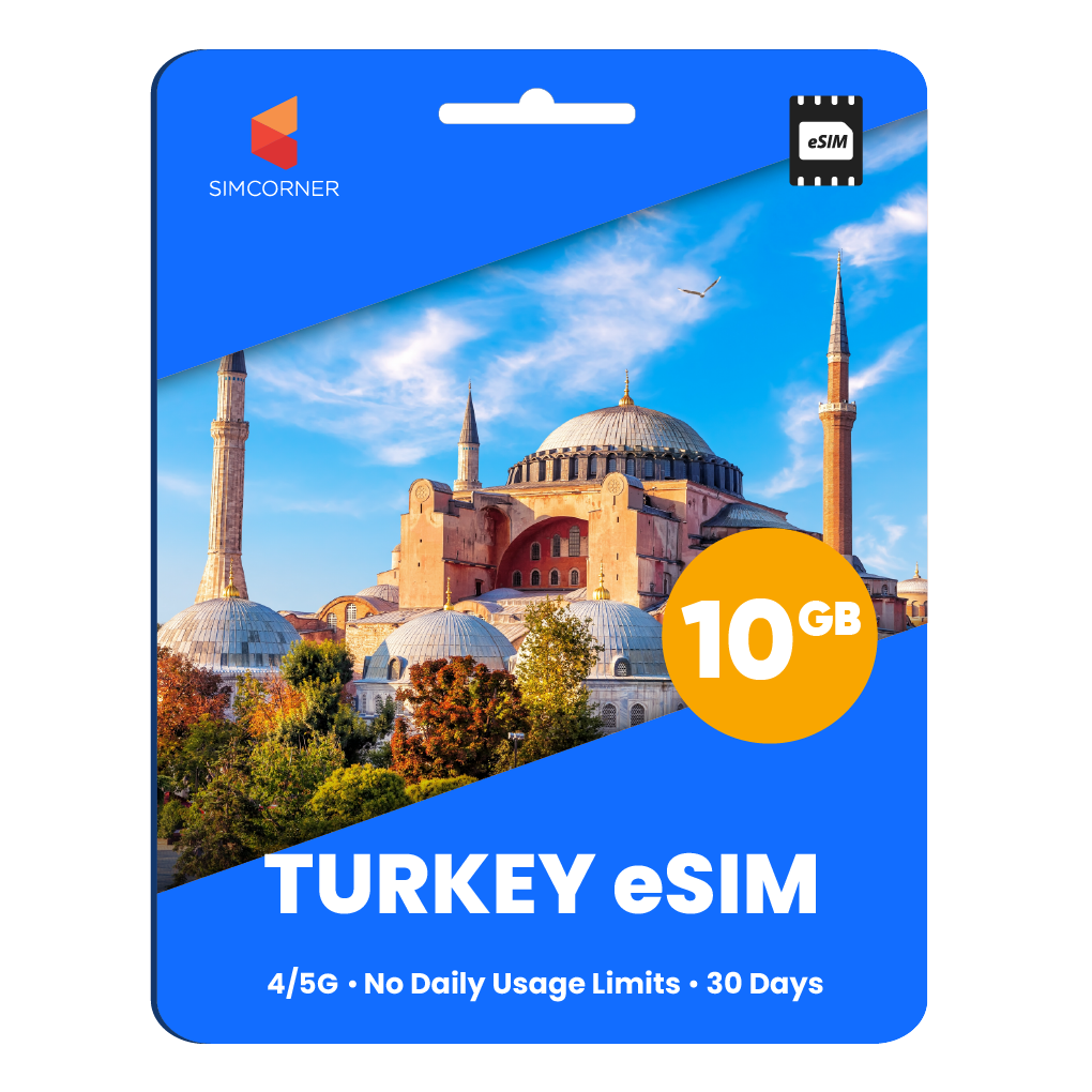 Türkiye eSIM: 10GB - 30 Days