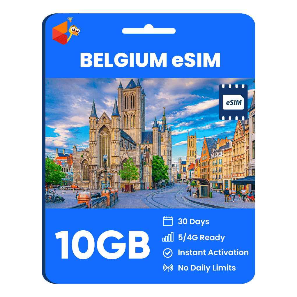 Belgium Data eSIM - SimCorner