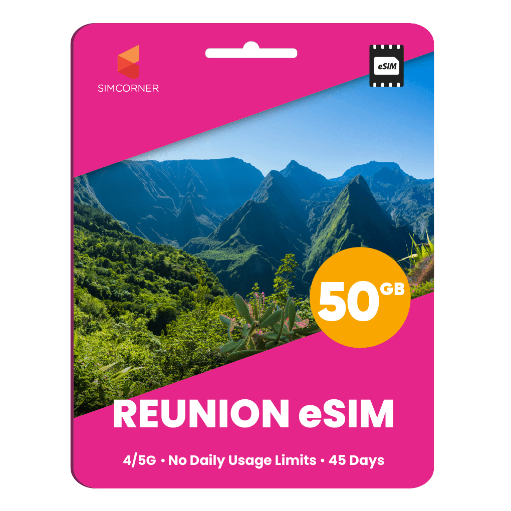 Réunion Data eSIM - SimCorner