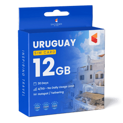Uruguay Data SIM Card(12GB)