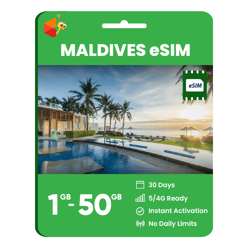 Maldives Data eSIM - SimCorner