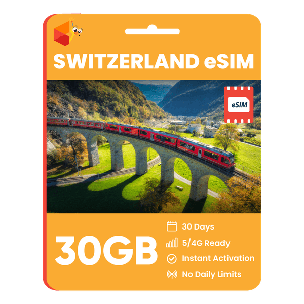 Switzerland Data eSIM - SimCorner