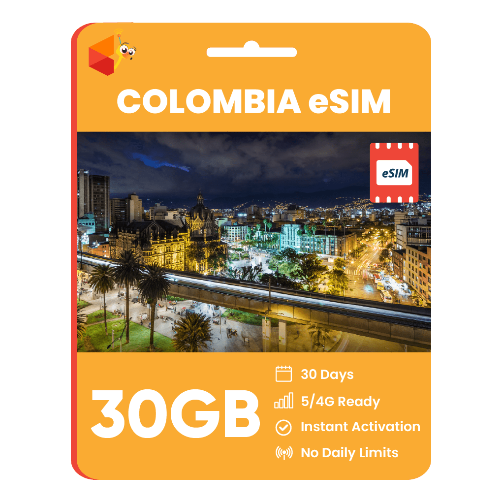 Colombia Data eSIM - SimCorner