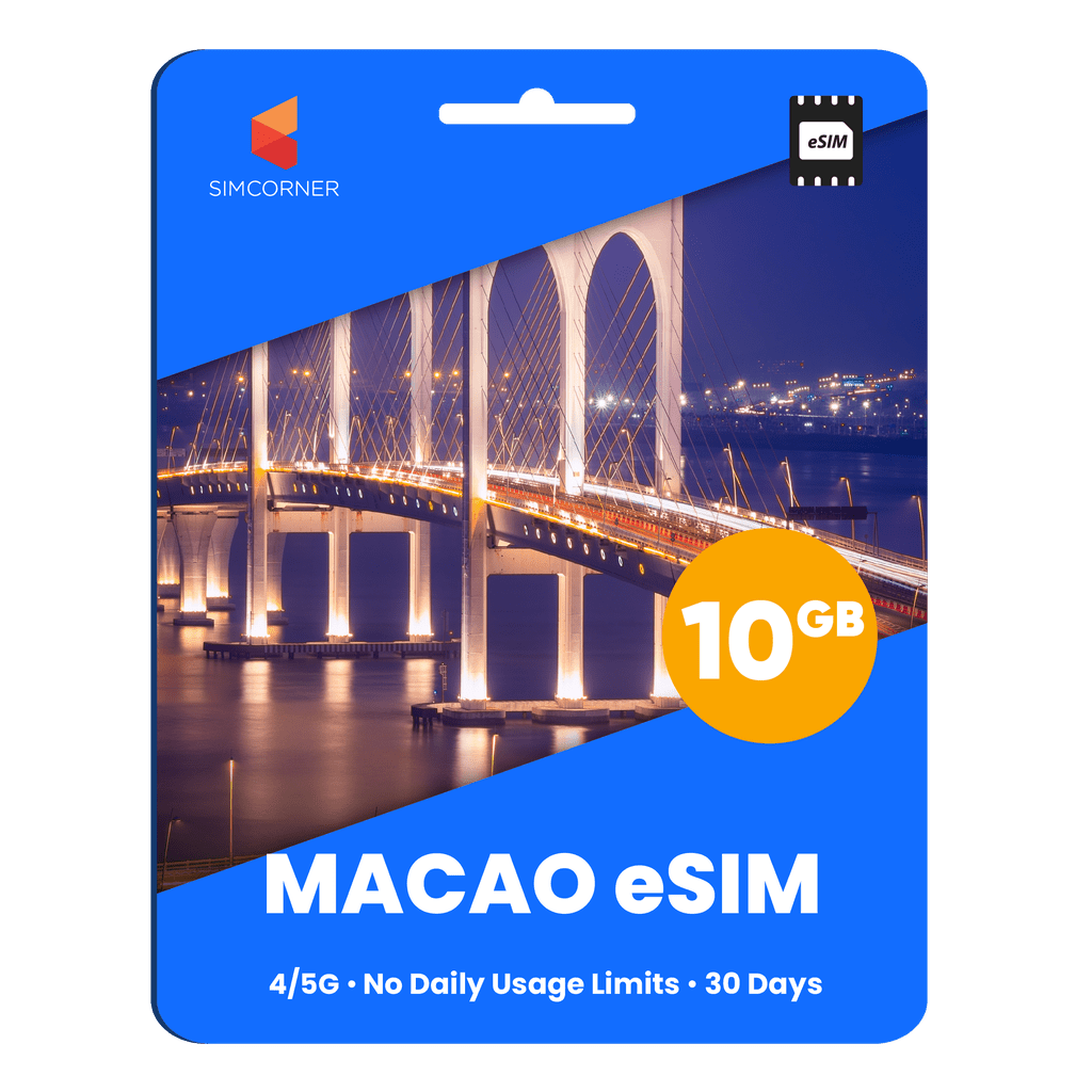 Macao Data eSIM - SimCorner