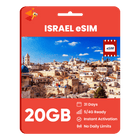 [eSIM] Israel Data eSIM (20GB - 31 Days)