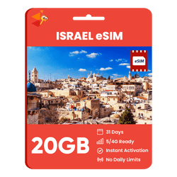 [eSIM] Israel Data eSIM (20GB - 31 Days)