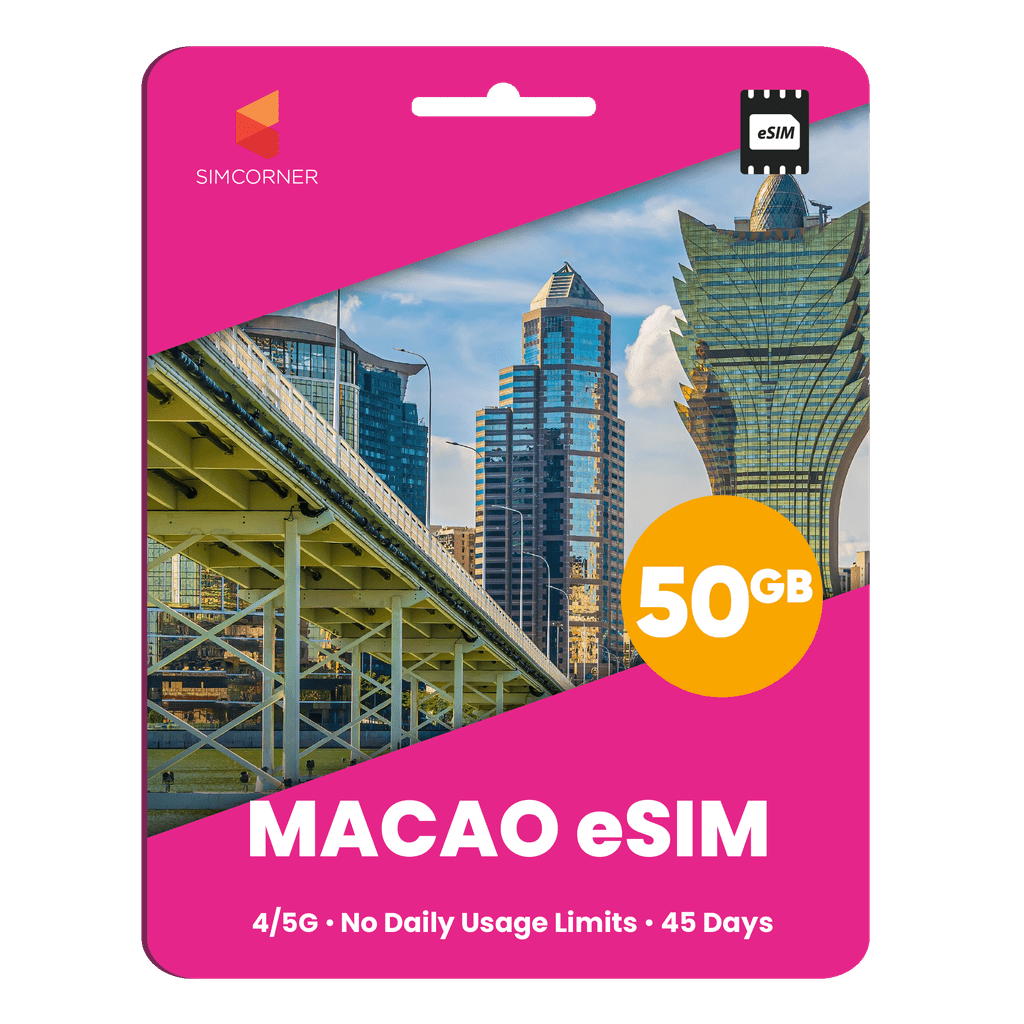 Macao Data eSIM - SimCorner