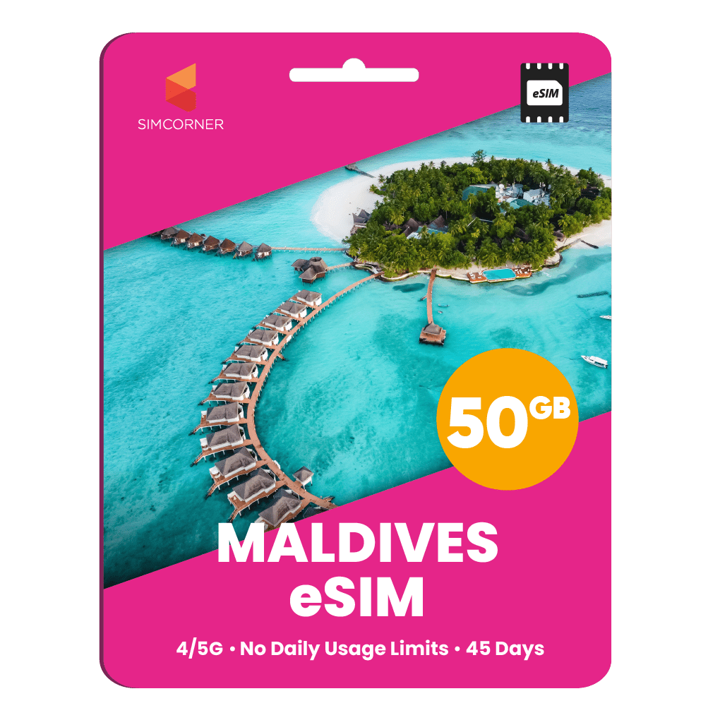 Maldives Data eSIM - SimCorner