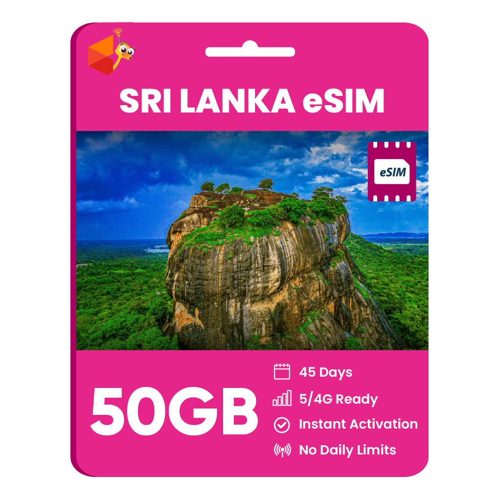 Sri Lanka Data eSIM - SimCorner